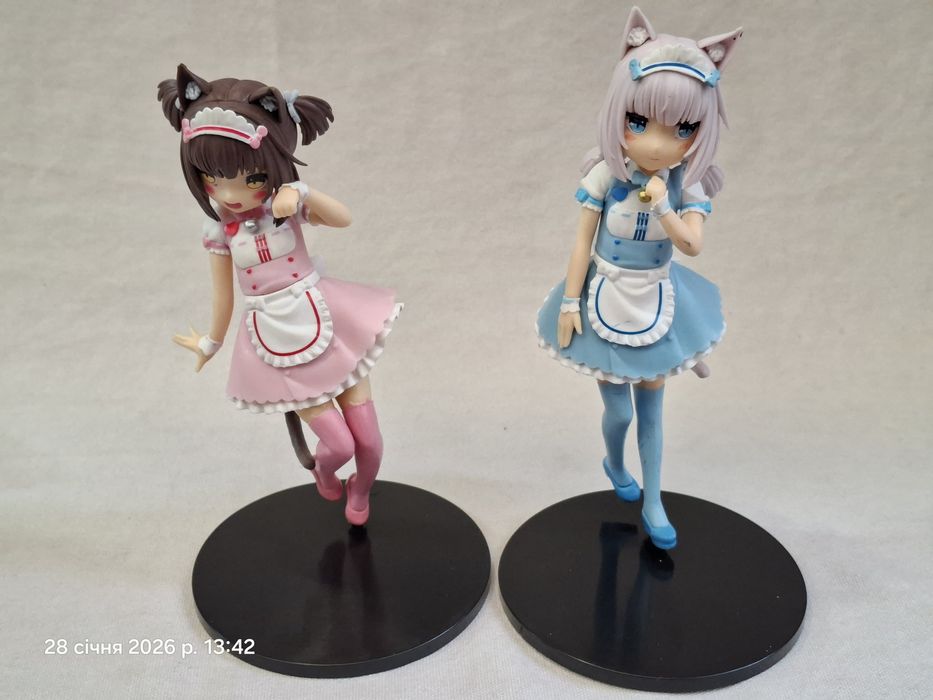 Фигурки Некопара Nekopara Кошачий рай Ванилла Чокола 18 см Chocola