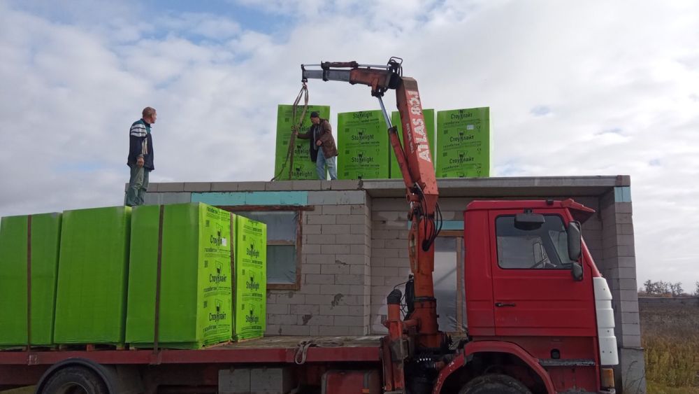 кран маніпулятор. Вантажні перевезення 10т