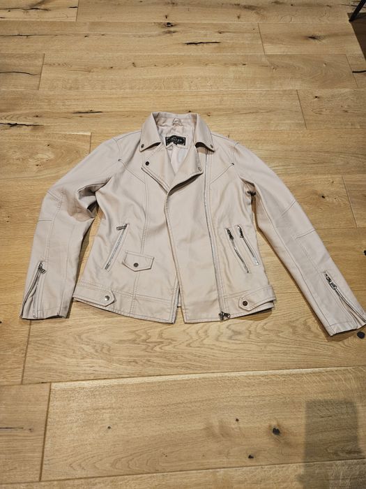 Kurtka ramoneska M pudrowy róż