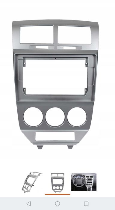 Dodge caliber ramka radia 2 din