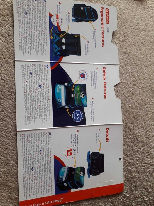 Tornister, piórnik duży i mały,worek- HERLITZ LOOP