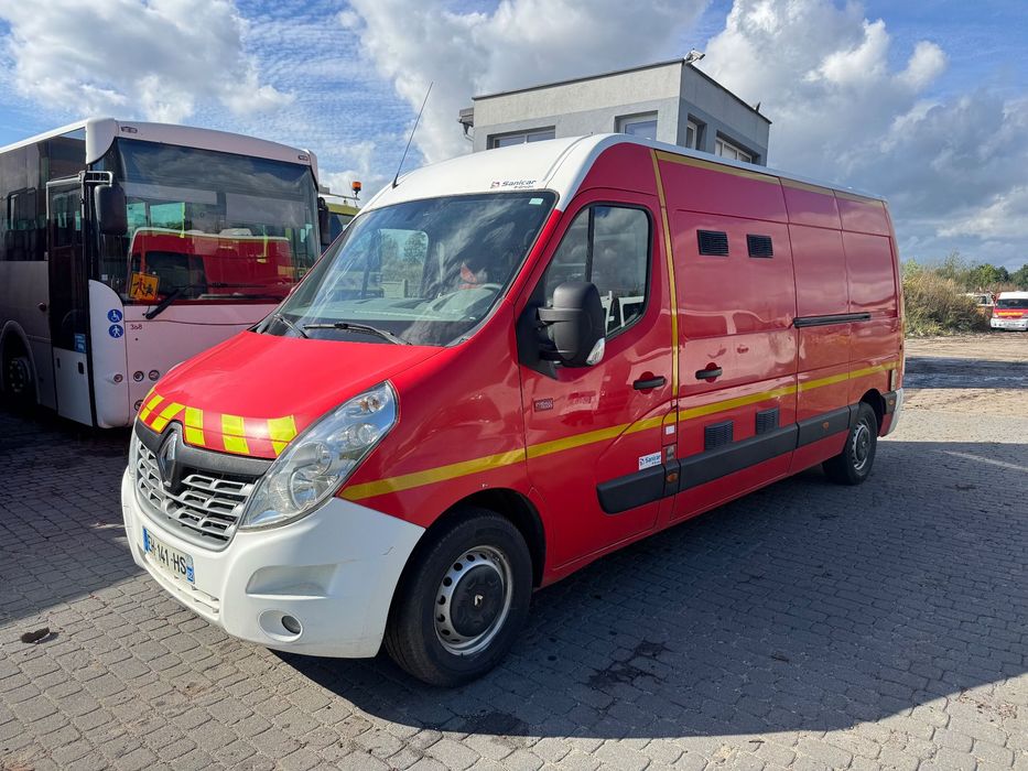 Renault Master 2016r. L3H2 Webasto 2xKLIMA 2xDrzwi Przesuwne Przetwornica 230V  Kamper Camper Ambulans Karetka Serwis Mobilny Warsztat Foodtruck
