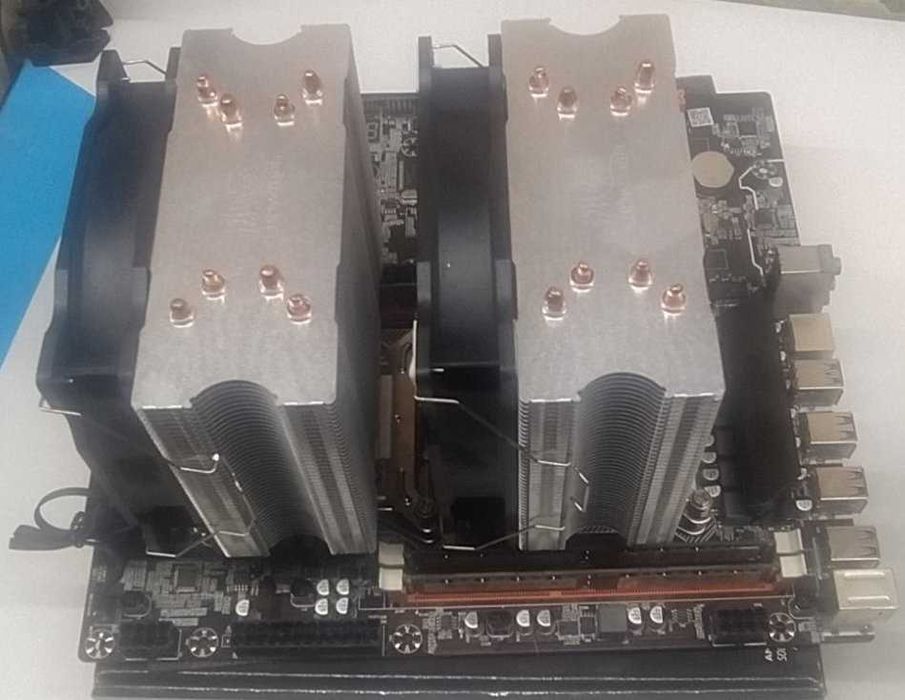 Комплект X79 + e5-2670v2 (2шт) + ОЗУ ddr3L 32Gb (4х8Gb)