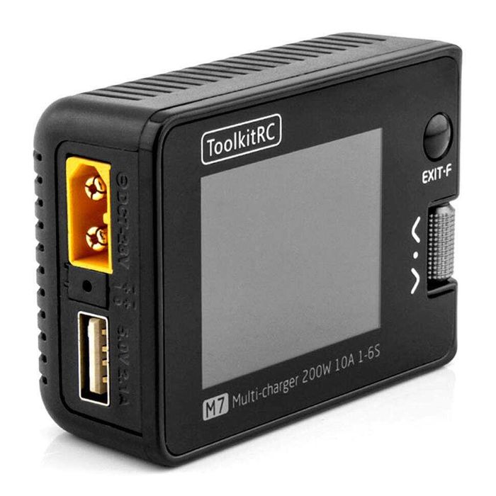 Зарядний пристрій ToolkitRC M7 (DC 200 Вт) - Наявність, Гарантія, Доставка