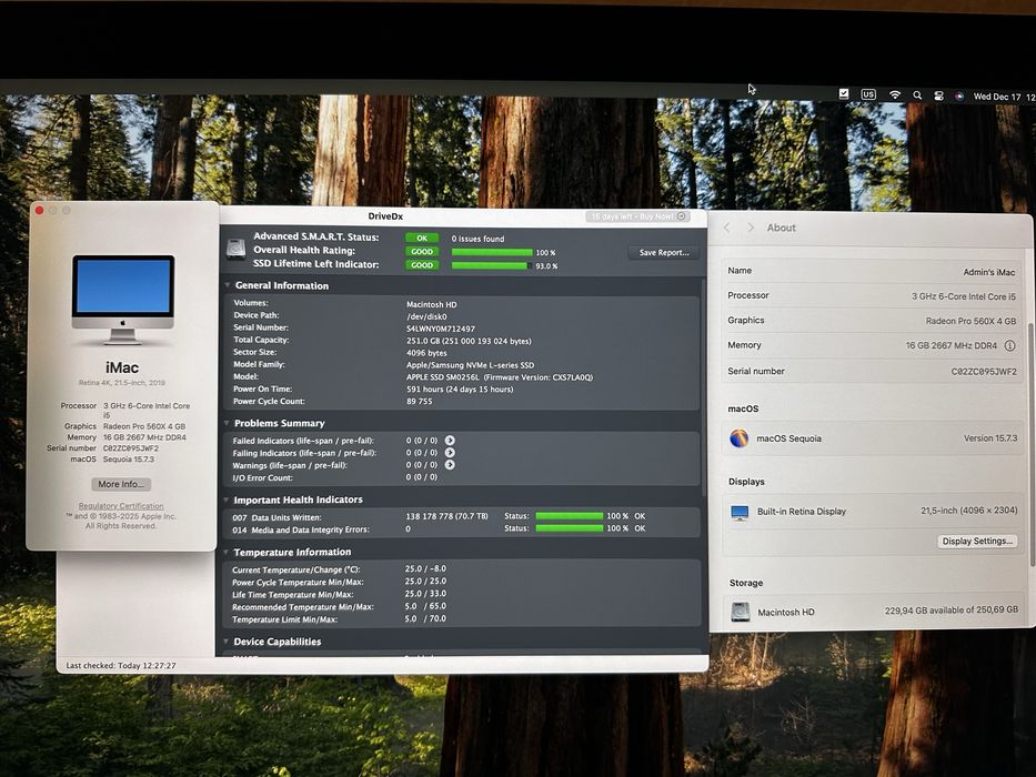 Apple iMac 2019 (Retina 4K, 21.5-inch, 16/256, i5) — топова пропозиція