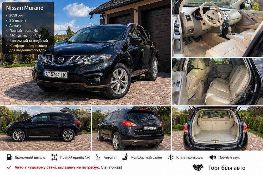 Nissan Murano 2010 2.5dci avtomat