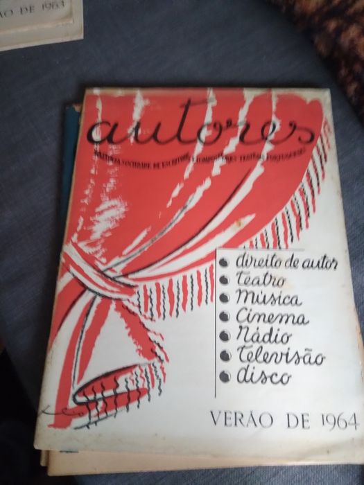 4 Boletins direito de autor do ano 1964 Primavera, verao, Outono, inve