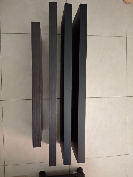 Prateleiras suspensas wenge