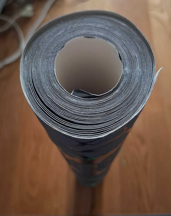 Rolka tapety arabeska czarny