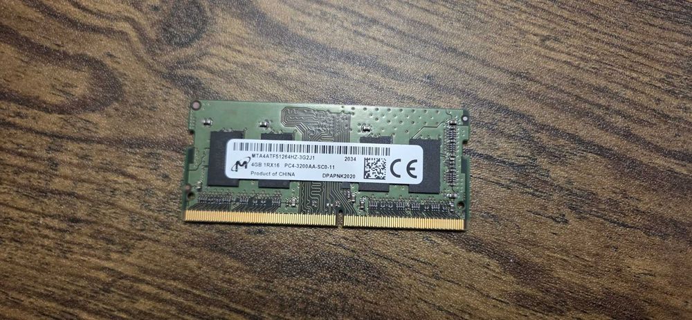 Pamięć RAM do laptopa Micron 4 GB DDR4-3200 SO-DIMM CL22