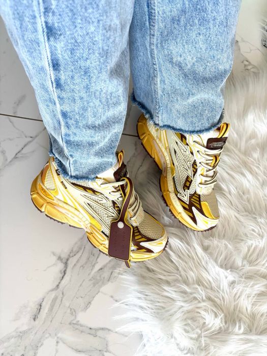 (36-45) Спортивін кросівки Off-White Be Right Yellow офф-вайт жовті