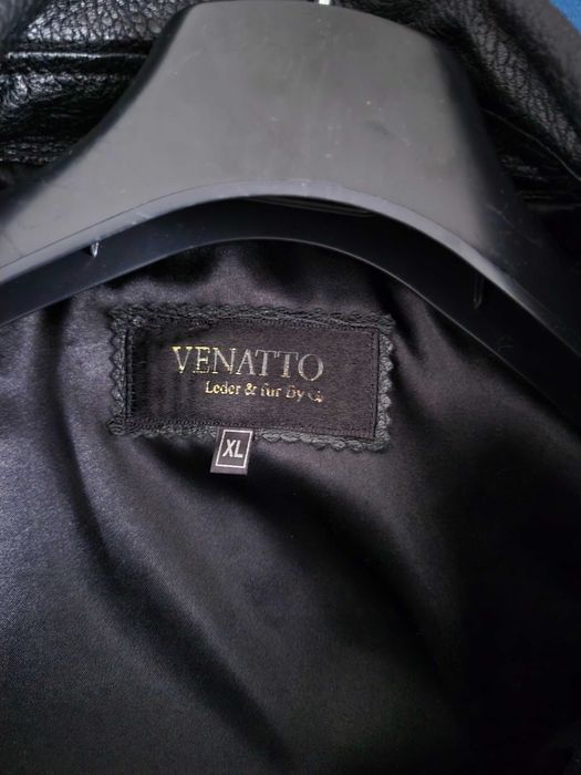 Стильна чоловіча шкіряна куртка VENATTO (XL) (косуха)