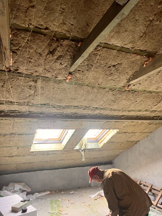 Утеплення даху мінеральною ватою/ горищ/ перекриттів.