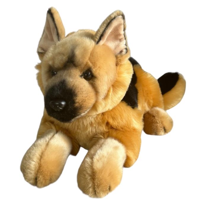 Maskotka Pies Owczarek Niemiecki Duży Pluszak 45cm Miękka Przytulanka