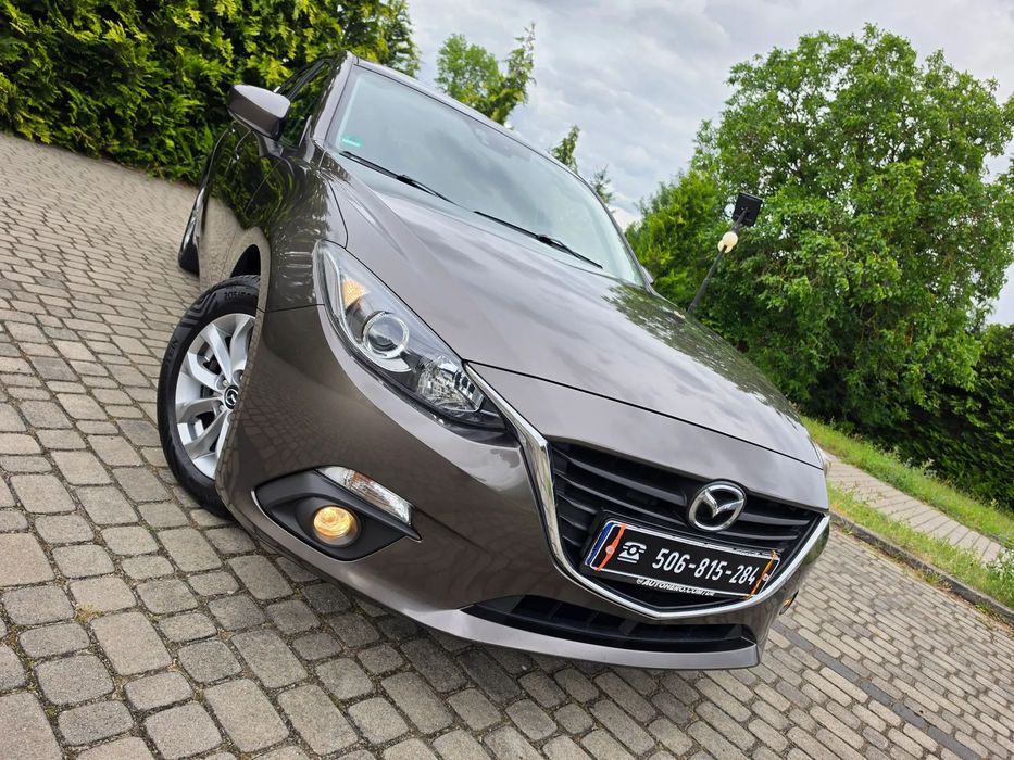 Mazda 3 2.0 benzyna*120PS*Automat*Klimatronic*Nawigacja*Grzane fotele*Soczewka
