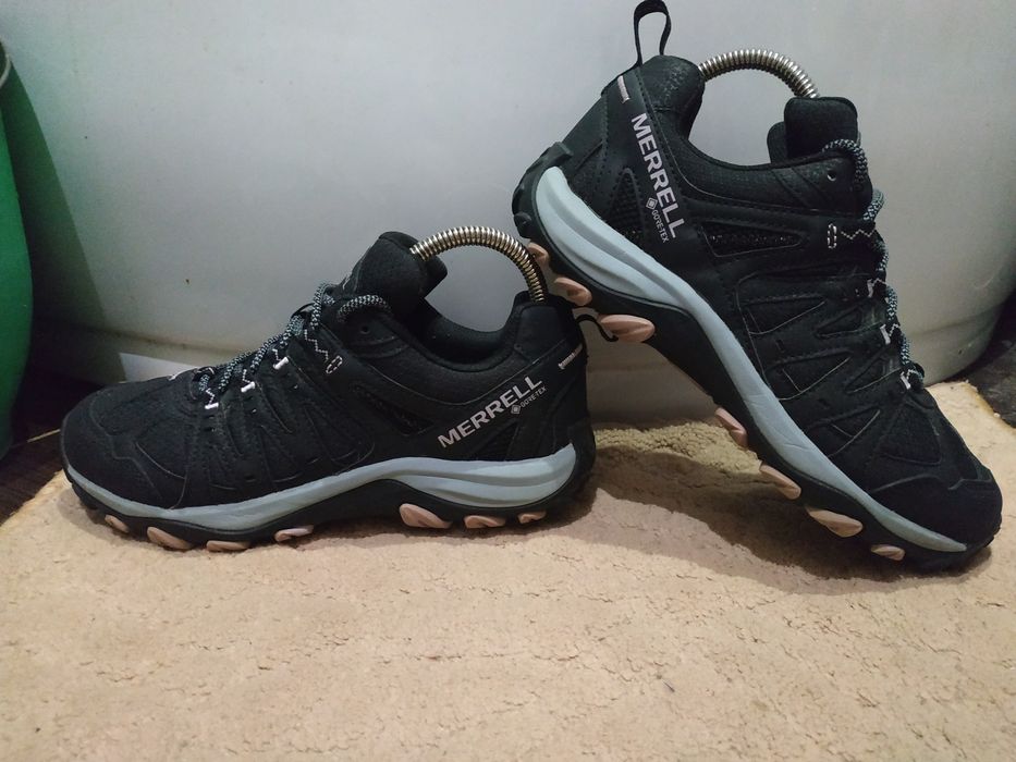 Женские кроссовки,ботинки merrell gore-tex водонепроницаемые black originals