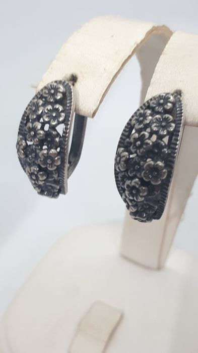 Серьги серебро 925пр.875пр.