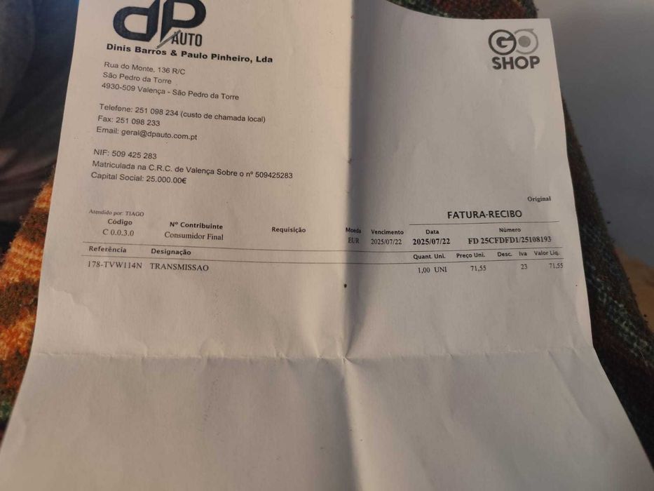 Transmissão seat ibiza 1996