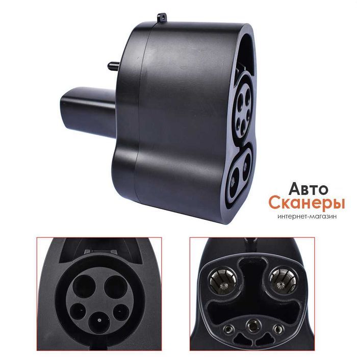 Адаптер быстрой зарядки CCS Combo 1 к NACS для Tesla Model Y/S/X/3