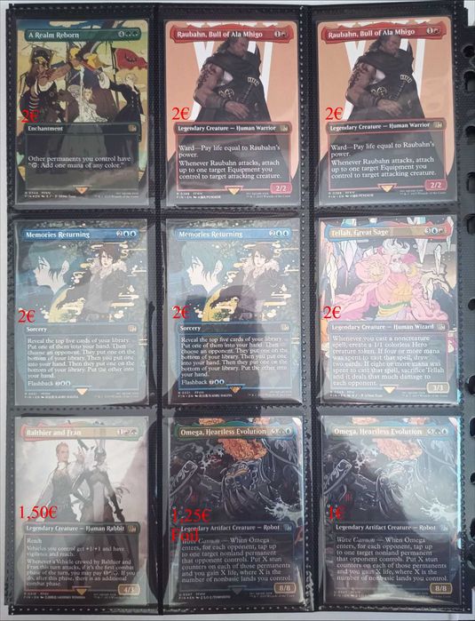 Mtg Final Fantasy Extras  - Cartas desde 0,75€