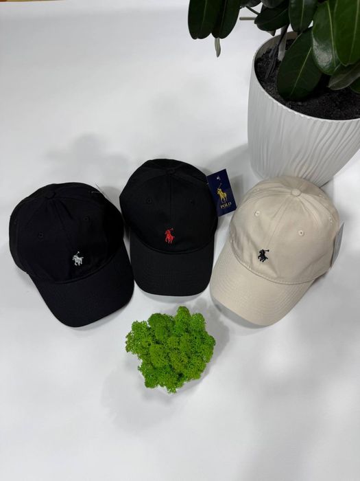 Кепка Поло Ральф Лоурен чорна Кепка чоловіча Polo Ralph Lauren бежева