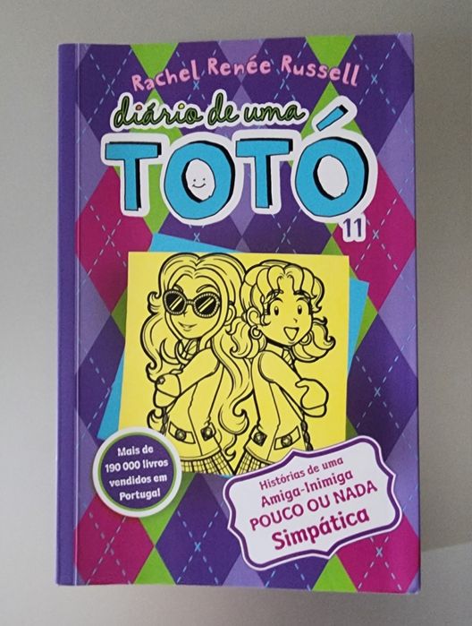Livros 1 e 11 da coleção "Diário de uma Totó"
