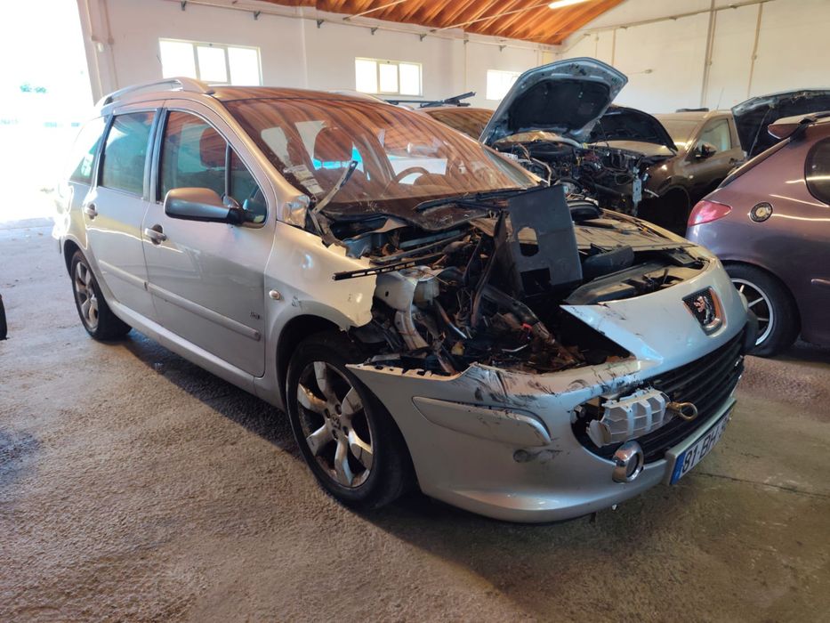 Peugeot 307 1.6 Hdi 6 vel ano 2006 para peças todo Material disponível
