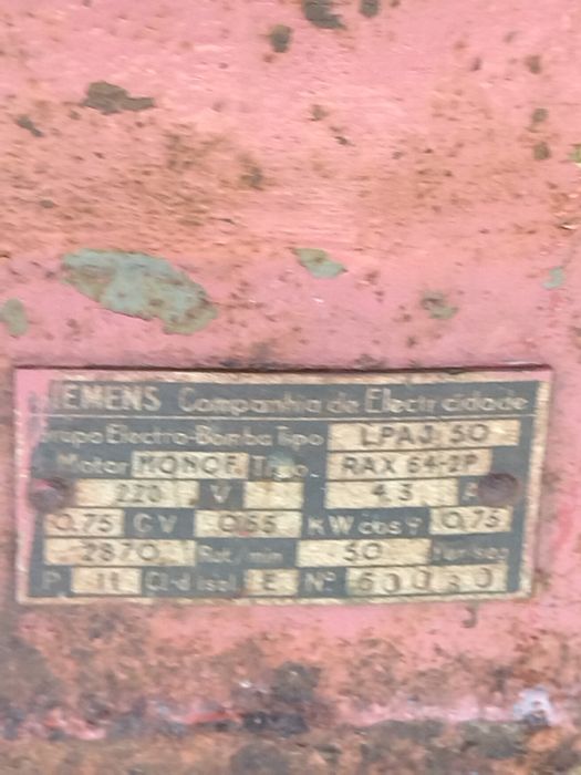 Motor de rega  usado