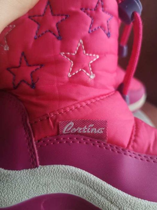 Cortina zimowe ocieplene buty kozaki dla dziewczynki r. 22