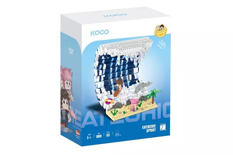 Klocki KOCO Surfowanie 1471 elementów. iM.Master. Nowy Produkt
