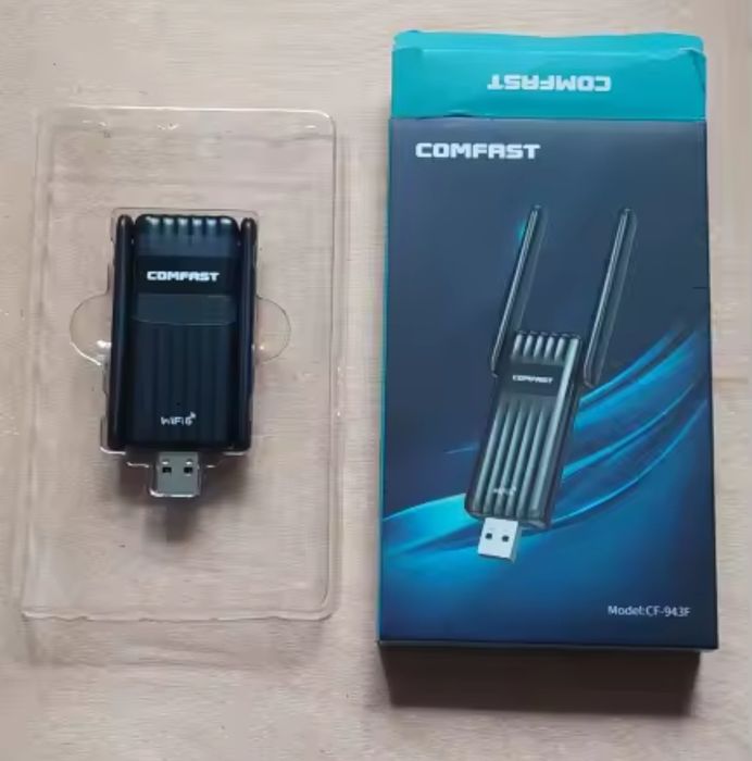 Wi-Fi адаптер COMFAST AX900 WiFi 6 + Bluetooth 5.3 USB