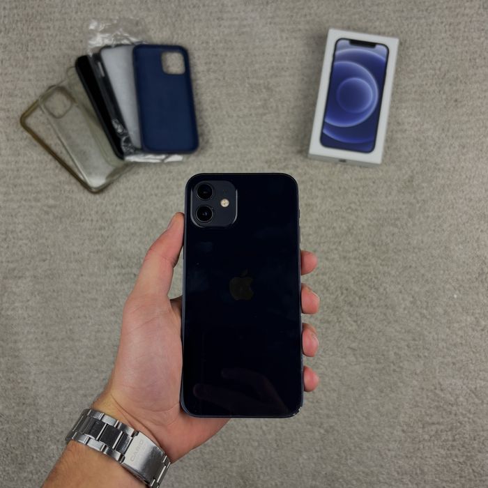 Apple iPhone 12 Dark Blue 128gb em muito boas condições!