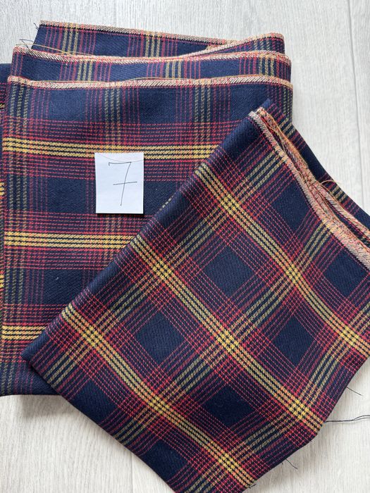 Тканини відрізи, натуральний склад, шматочки 90-х років