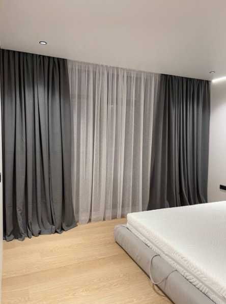 комплект штор мікровелюр Petek пара штор у вітальню зал