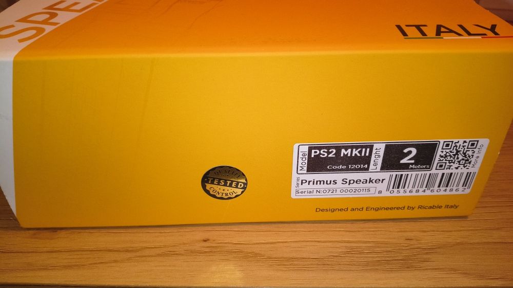 Ricable Primus Speaker MKII 2x2 m – kable głośnikowe
