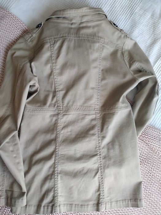 H&M Kurtka damska, płaszczyk beżowy
