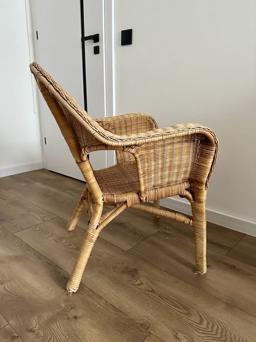 Krzesło/ fotel wiklinowy