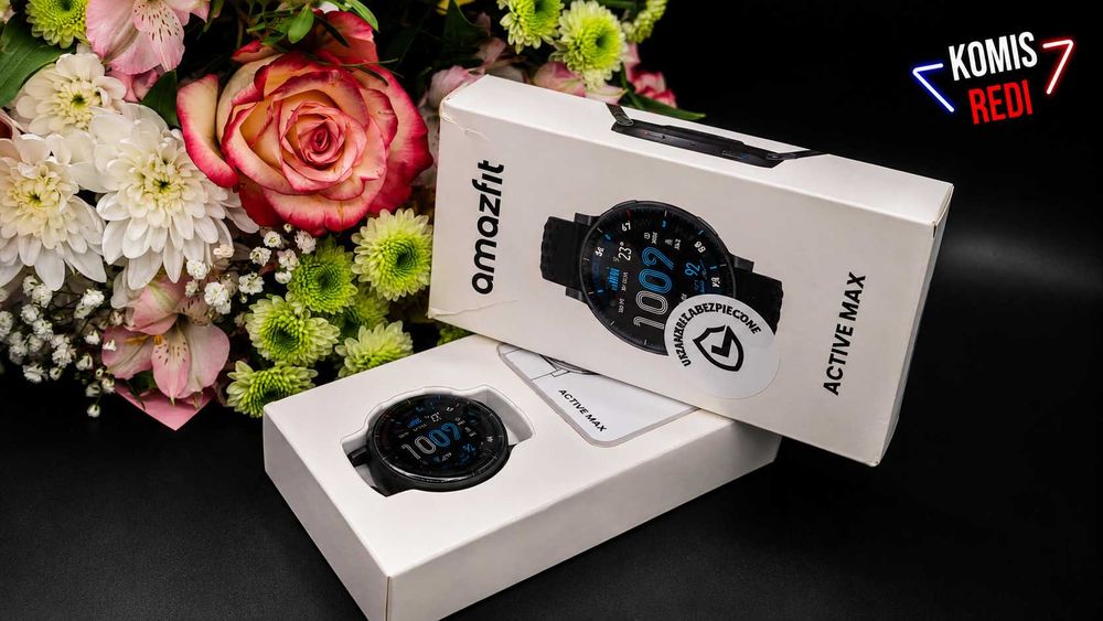 AMAZFIT ACTIVE MAX Fabrycznie Nowy Smartwatch Komis Redi