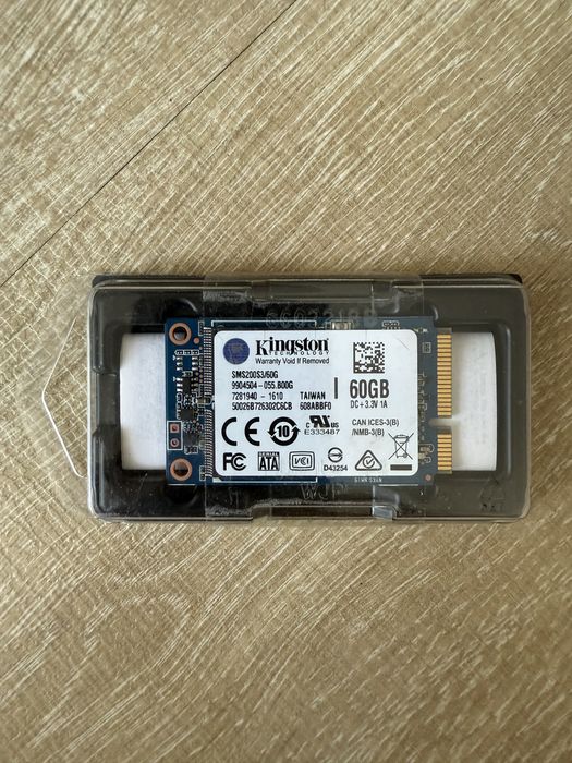 SSD mSATA Kingston 60 GB – bom estado