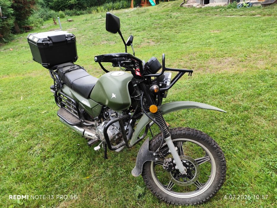 Romet adv 125 420km przebiegu