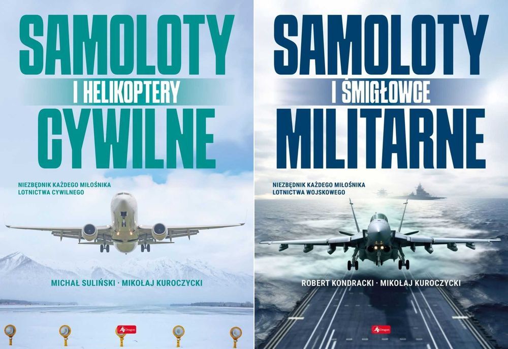 Samoloty I Helikoptery Cywilne + Militarne Zestaw