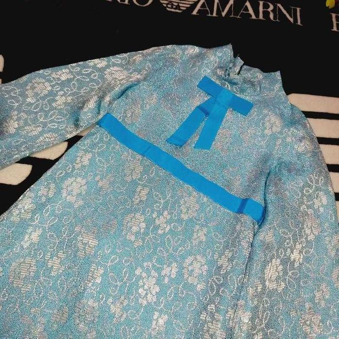 Платье костюм снегурочка утренник снежная королева