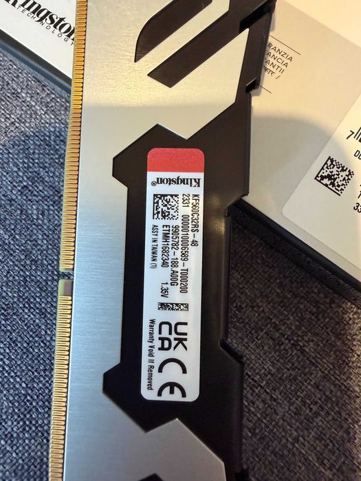 Kingston Fury Renegade, DDR5, 96 GB, 2x 48GB 6000MHz, CL32