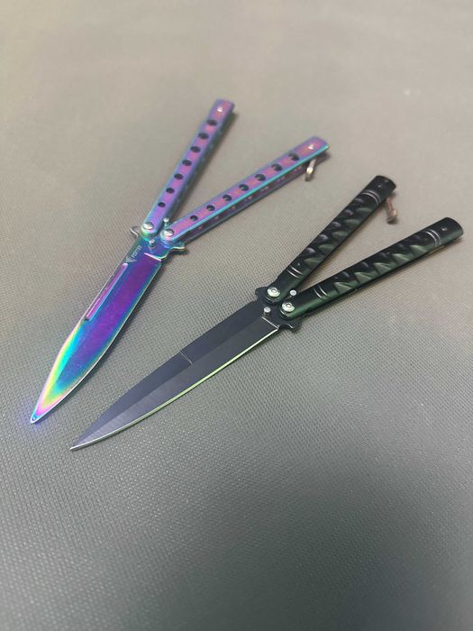 OKAZJA! Noże motylkowe replika CS:GO Black + Fade