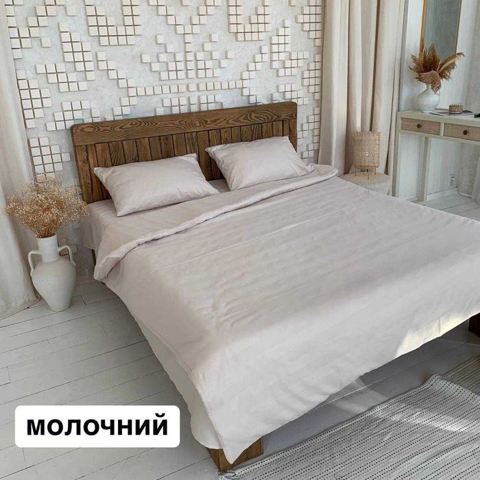Постільна білизна Страйп сатін (багато кольорів)