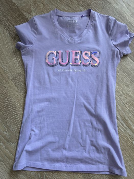 Liliowa bluzka Guess r. XS