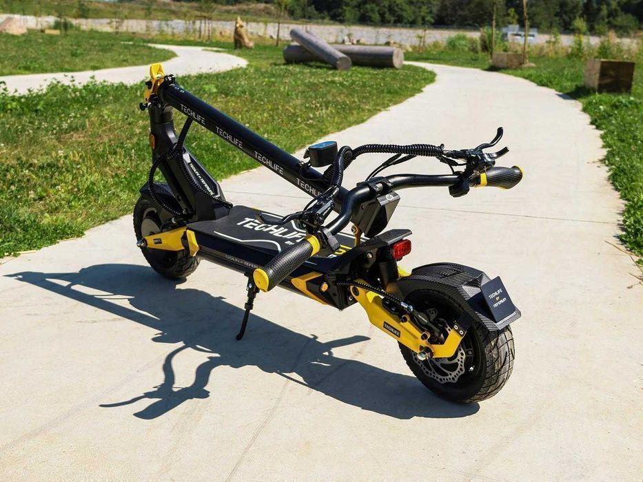 Hulajnoga Elektryczna Techlife Q5 RSX Zasięg 100km! 30Ah 52V Bateria Samsung, 3000W 70km/h TEVERUN Blade Mini, PILOT DO VMAX