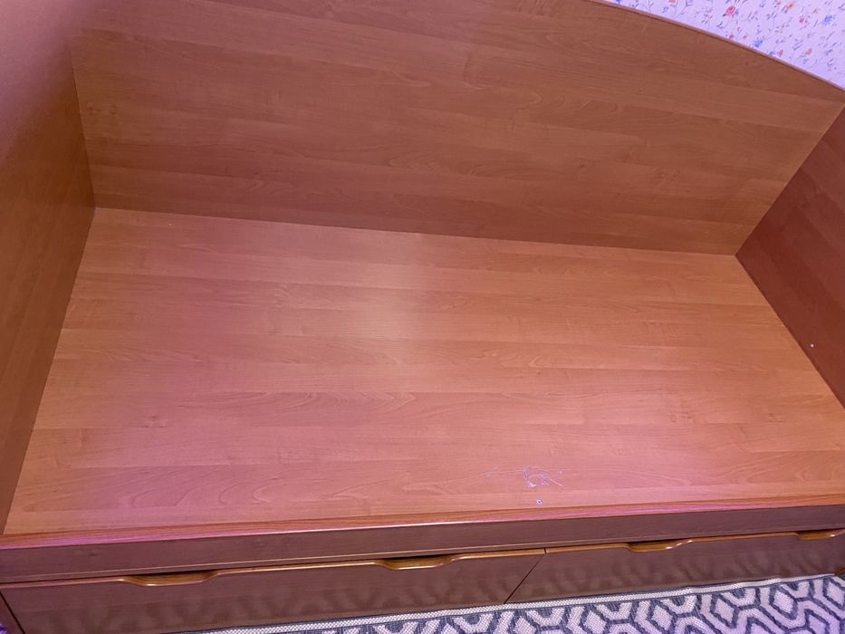 Ліжко підліткове з двома шухлядами та ортопедичним матрацом
