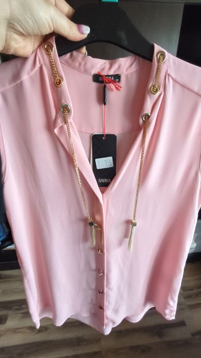 Bluzka damska bez rękawów