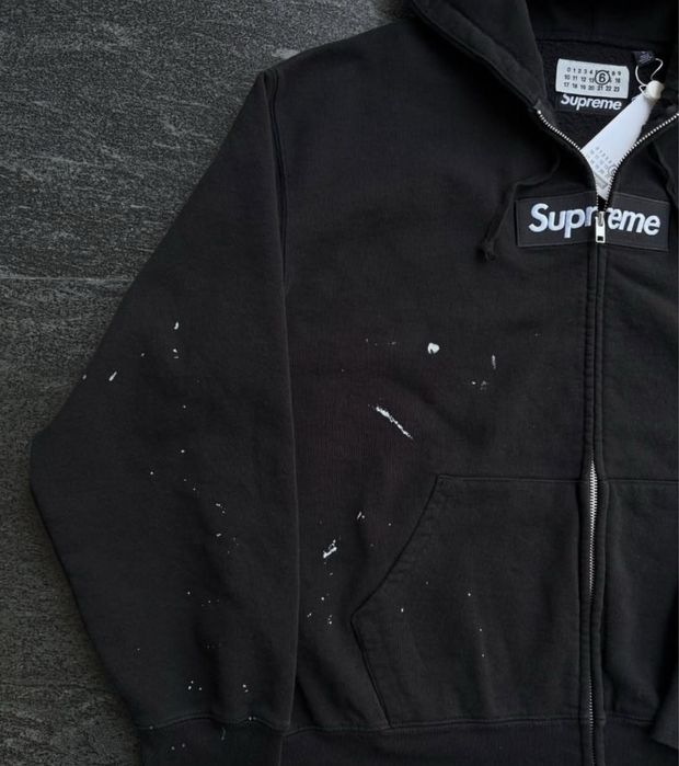 ‼️БЕЗ ПЕРЕДОПЛАТ‼️ Зіп Худі Maison Margiela x Supreme / Зіпка/Супрім/Марджела